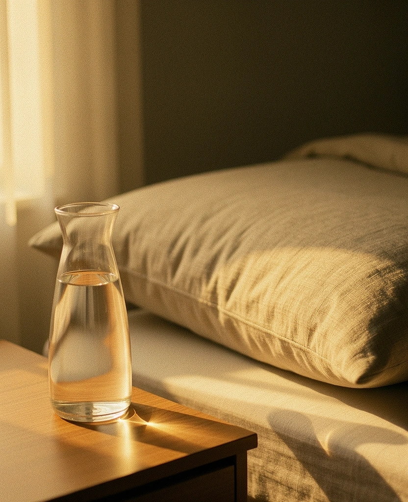 Morgensonne in einem hellen Raum